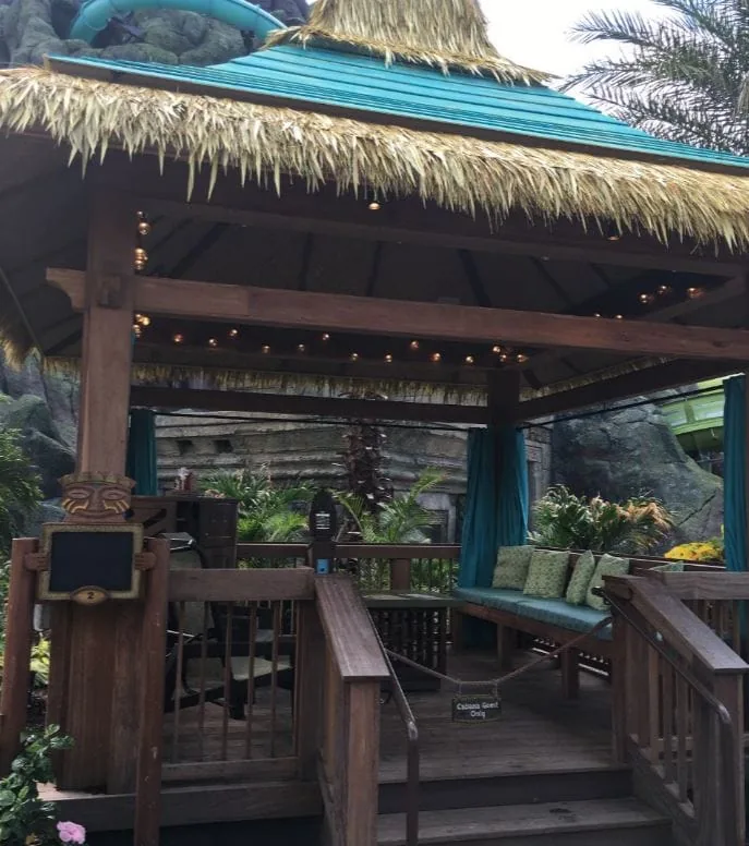 Cabanas at Volcano Bay